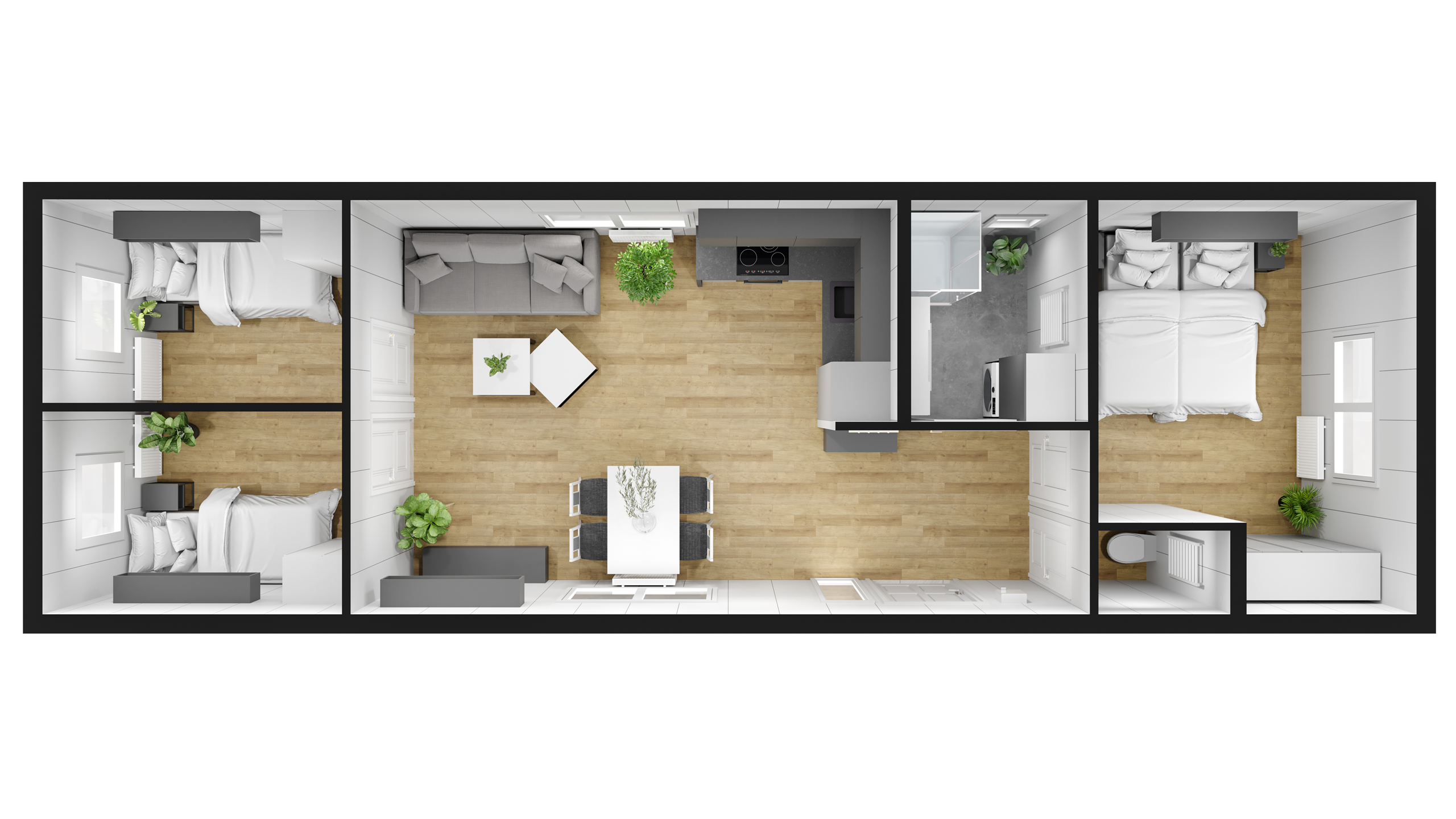 Grundriss Mobilheim Malaga - Comfort