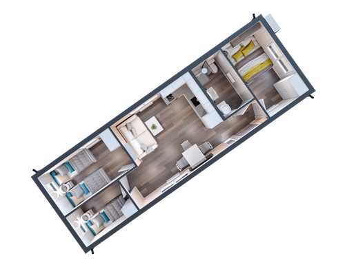 3 Schlafzimmer